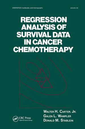 Regression Analysis of Survival Data in Cancer Chemotherapy de Walter H. Carter Jr.