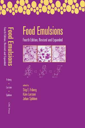 Food Emulsions de Stig Friberg