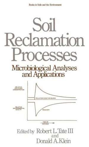 Soil Reclamation Processes Microbiological Analyses and Applications de Robert L. Tate