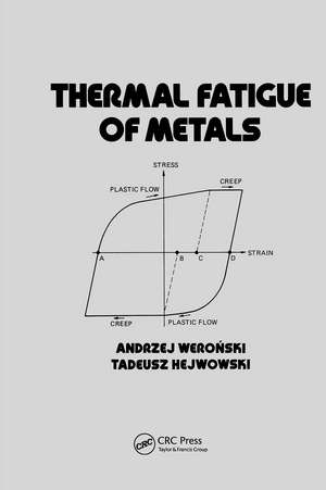 Thermal Fatigue of Metals de Andrzej Weronski