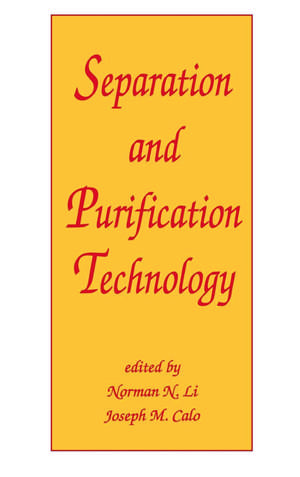 Separation and Purification Technology de Norman Li