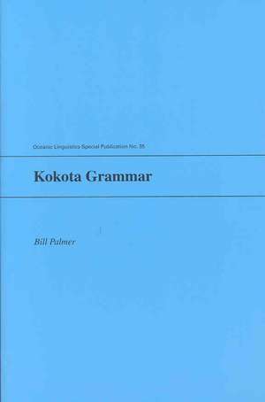 Kokota Grammar de Bill Palmer