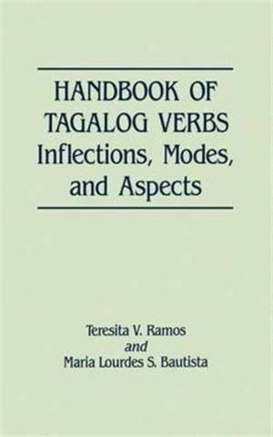 Handbook of Tagalog Verbs de Teresita V Ramos