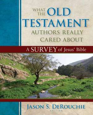 What the Old Testament Authors Really Cared Abou – A Survey of Jesus` Bible de Jason Derouchie