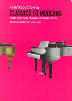 An Introduction to Classics to Moderns de Hal Leonard Corp