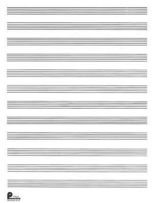 1. Manuscript Paper: 12-Stave (Formerly #51): Passantino Manuscript Paper de Hal Leonard Corp