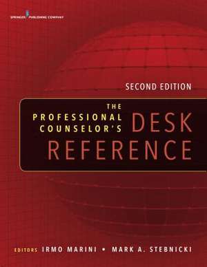 The Professional Counselor's Desk Reference, Second Edition de Irmo Marini