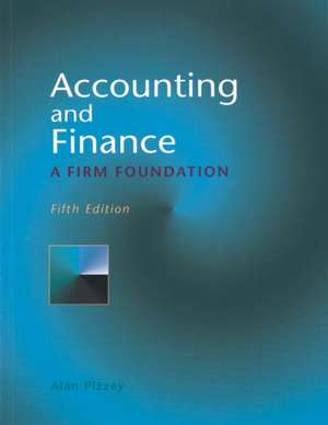 Accounting and Finance de Alan Pizzey