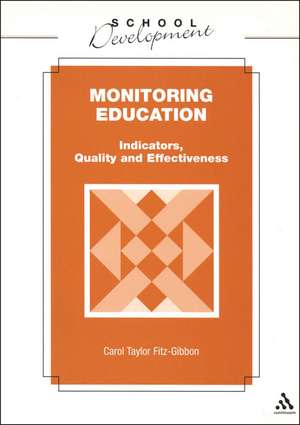 Monitoring Education de Carol Taylor Fitz-Gibbon