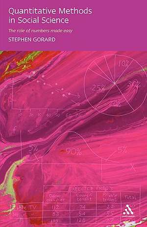 Quantitative Methods in Social Science Research de Stephen Gorard