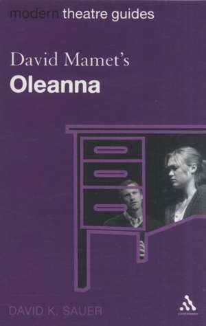 David Mamet's Oleanna de David K. Sauer