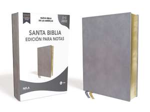 NBLA Santa Biblia Edición para Notas, Leathersoft, Azul Pizarra, Letra Roja de NBLA-Nueva Biblia de Las Américas