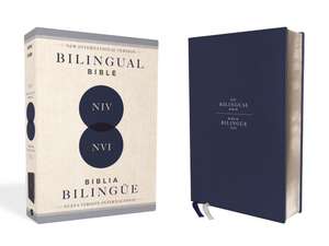 NIV/NVI Bilingual Bible, Leathersoft, Navy / NIV/NVI Biblia Bilingüe, Leathersoft, Azul añil de Nueva Versión Internacional