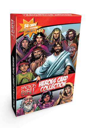 The Action Bible Heroes Card Collection: 54 Cards Filled with Devotions and Fun Facts de David C Cook