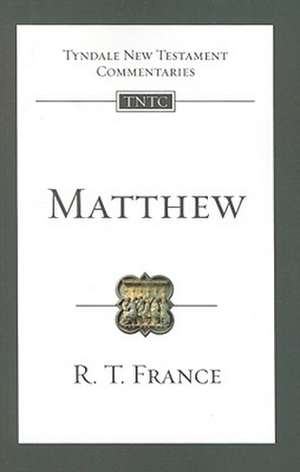 Matthew: An Introduction and Commentary de R.T. FRANCE