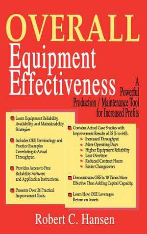 Overall Equipment Effectiveness de Robert C. Hansen