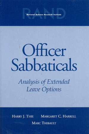 Officer Sabbaticals de Marc Thibault