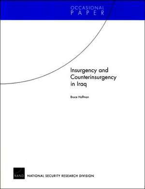 Insurgency and Counterinsurgency in Iraq de Bruce Hoffman