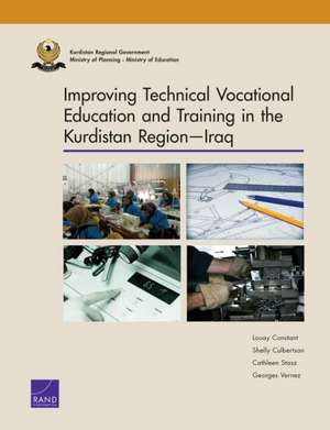 Improving Technical Vocational Education and Training in the Kurdistan Region-Iraq de Louay Constant