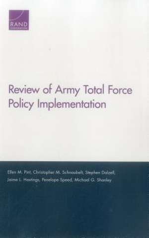 REVIEW OF ARMY TOTAL FORCE POLPB de Ellen M Pint