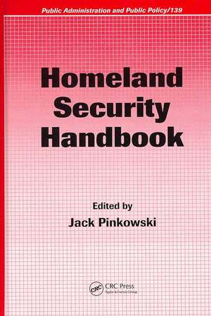 Homeland Security Handbook de Jack Pinkowski