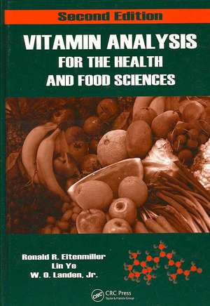 Vitamin Analysis for the Health and Food Sciences de Ronald R. Eitenmiller