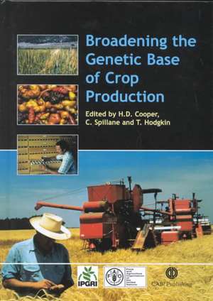 Broadening the Genetic Base of Crop Production de H Cooper