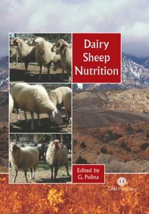 Dairy Sheep Nutrition de Giuseppe Pulina