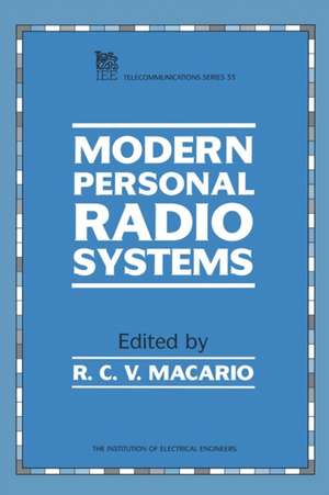 Modern Personal Radio Systems de Macario, R. C.