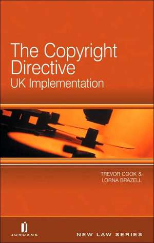 Copyright Directive: UK Implementation de Trevor Cook