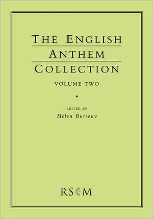 English Anthem Collection Volume Two de Helen Burrows