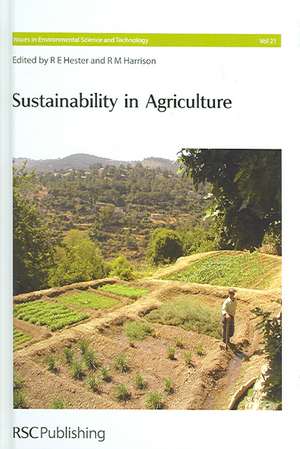 Sustainability in Agriculture de R. E. Hester