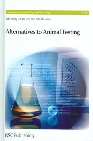 Alternatives to Animal Testing de R. E. Hester