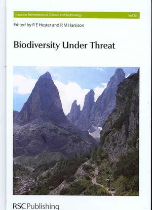 Biodiversity Under Threat de R. E. Hester