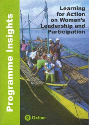 Learning for Action on Women's Leadership and Participation de Joanna Hoare