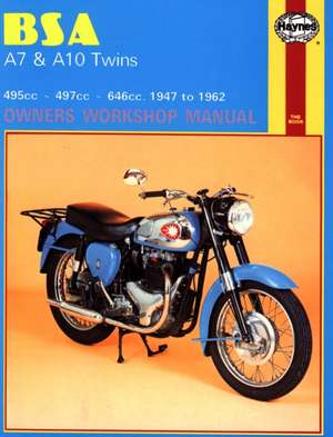 BSA A7 & A10 Twins (47 – 62) Haynes Repair Manual de Haynes