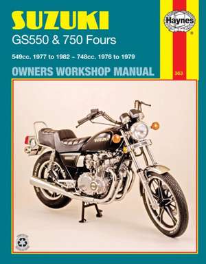 Suzuki GS550 (77 – 82) & GS750 Fours (76 – 79) Haynes Repair Manual de Haynes