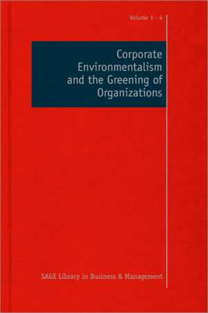 Corporate Environmentalism and the Greening of Organizations de John M. Jermier