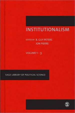 Institutionalism II de B. Guy Peters