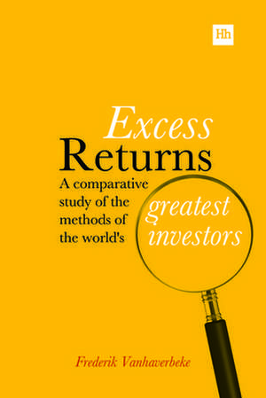 Excess Returns de Frederik Vanhaverbeke