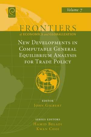 New Developments in Computable General Equilibrium Analysis for Trade Policy de John Gilbert