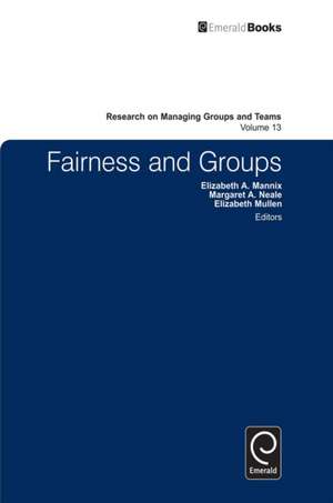 Fairness and Groups de Margaret Ann Neale