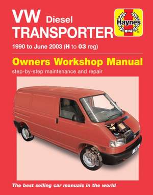 VW T4 Transporter Diesel (90 – June 03) Haynes Repair Manual de John Mead