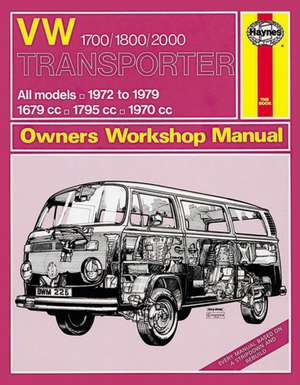 VW Transporter 1700, 1800 & 2000 (72 – 79) Haynes Repair Manual de Haynes