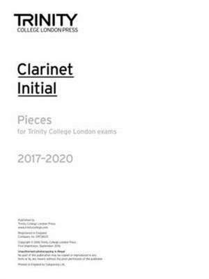 Clarinet Exam Pieces Initial 2017 2020 (Part Only)