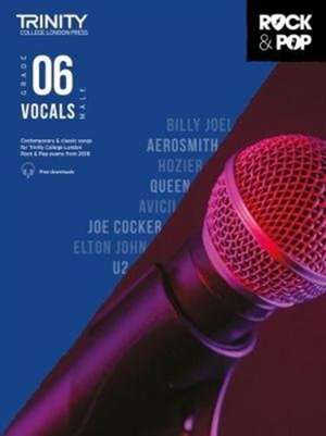 Trinity Rock & Pop 2018 Vocals: Male Voice - Grade 6 de Hal Leonard Corp