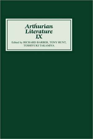 Arthurian Literature IX de Richard Barber