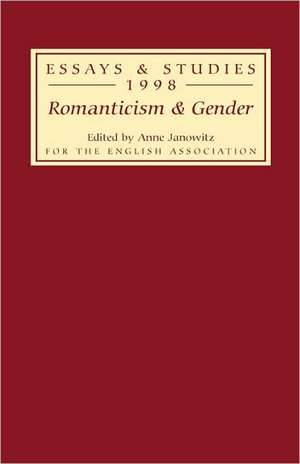 Romanticism and Gender de Anne Janowitz