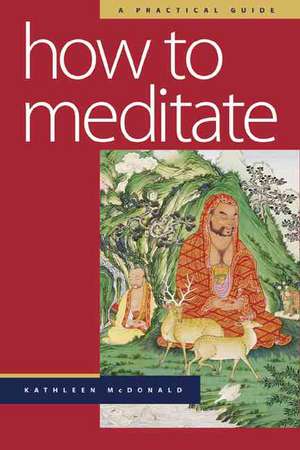 How to Meditate: A Practical Guide de Kathleen McDonald