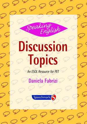 Fabrizi, D: Speaking English de Daniela Fabrizi